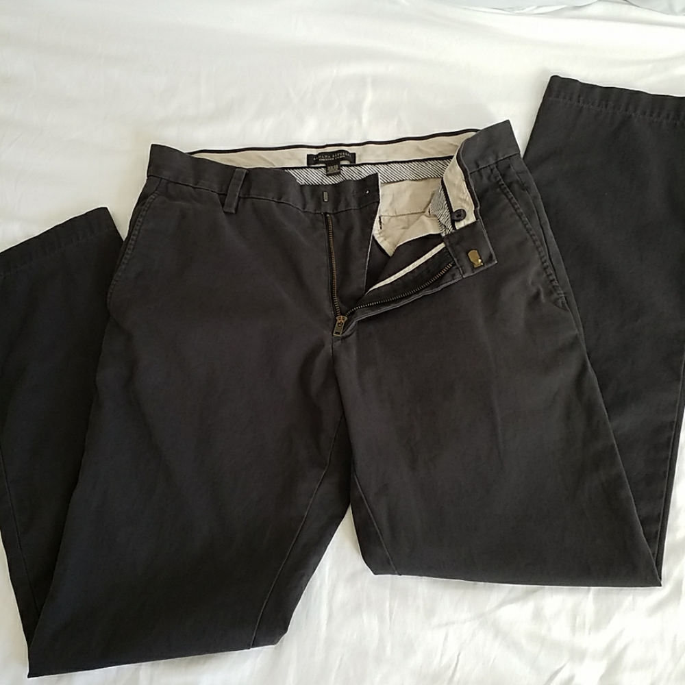 Banana Republic mens flat front chino pants